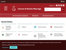 Tablet Screenshot of comune.bovisiomasciago.mi.it